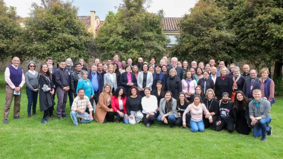 Participants of the Pre-Assembly of the Americas. Observing the “Thursdays in Black” campaign against gender-based violence, many wear black clothes. Photo: LWF/Jorge DiazParticipants of the Pre-Assembly of the Americas. Observing the “Thursdays in Black” campaign against gender-based violence, many wear black clothes. Photo: LWF/Jorge Diaz