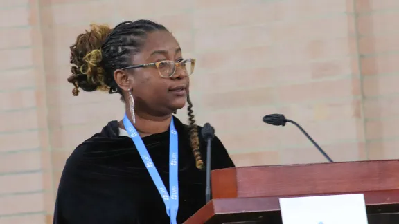 Rev. Danielle Dokman from the Evangelical Lutheran Church in Suriname. Photo: LWF/Jorge Diaz