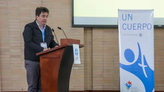 Rev. Marcos Jair Ebeling from the Evangelical Church of Lutheran Confession in Brazil. Photo: LWF/Jorge Diaz